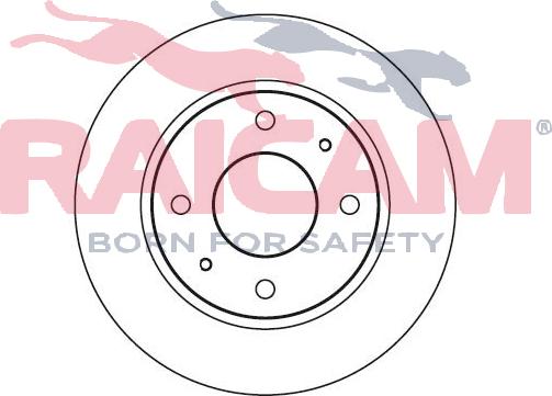 Raicam RD00508 - Brake Disc autospares.lv