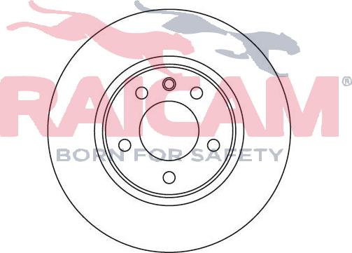 Raicam RD00582 - Brake Disc autospares.lv