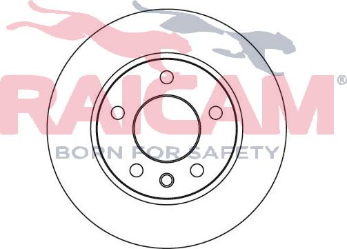 Raicam RD00571 - Brake Disc autospares.lv