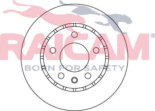 Raicam RD00573 - Brake Disc autospares.lv