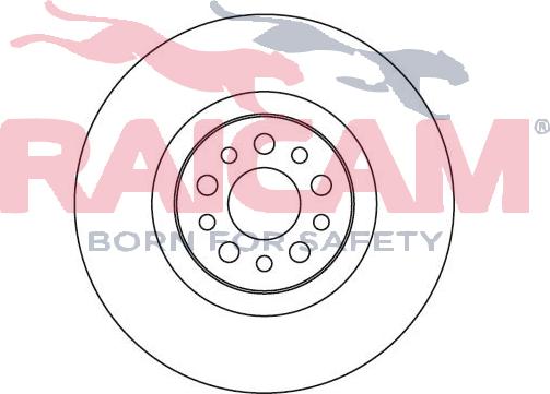 Raicam RD00644 - Brake Disc autospares.lv