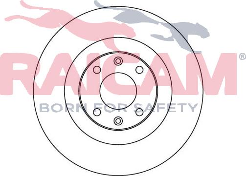 Raicam RD00640 - Brake Disc autospares.lv