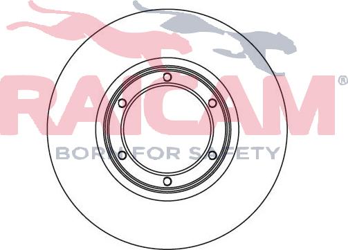 Raicam RD00653 - Brake Disc autospares.lv