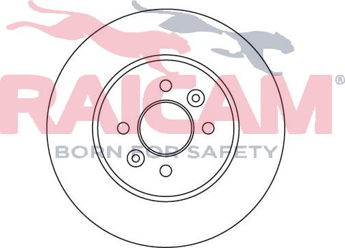 Raicam RD00686 - Brake Disc autospares.lv