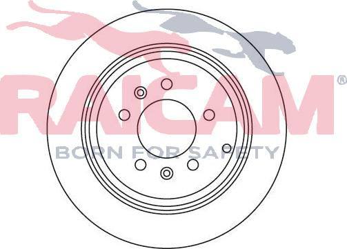 Raicam RD00631 - Brake Disc autospares.lv