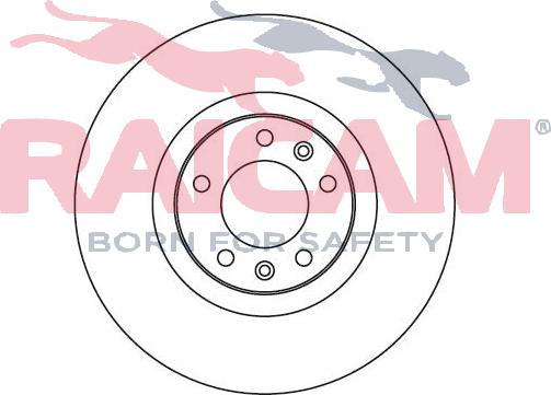 Raicam RD00638 - Brake Disc autospares.lv