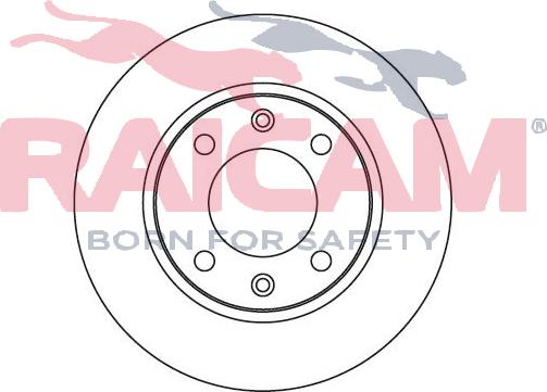 Raicam RD00632 - Brake Disc autospares.lv