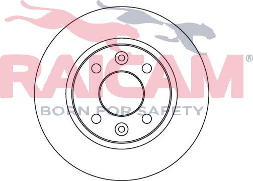 Raicam RD00674 - Brake Disc autospares.lv