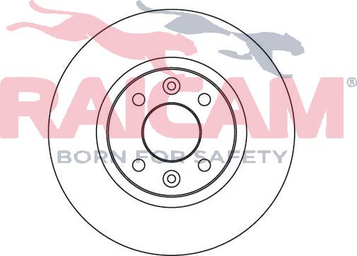 Raicam RD00675 - Brake Disc autospares.lv