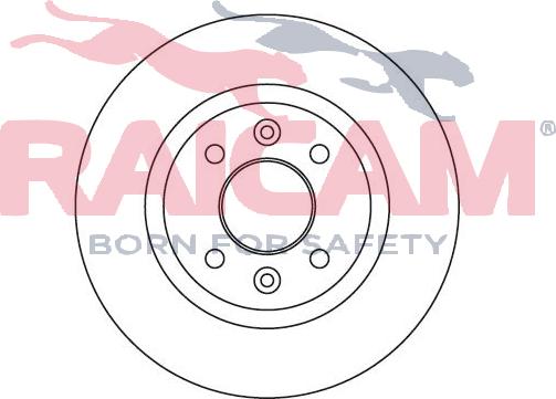 Raicam RD00671 - Brake Disc autospares.lv