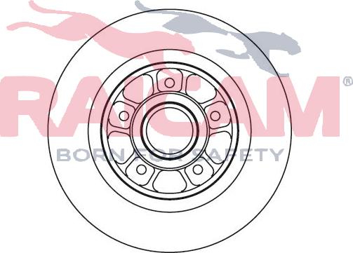 Raicam RD00678 - Brake Disc autospares.lv