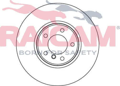 Raicam RD00067 - Brake Disc autospares.lv