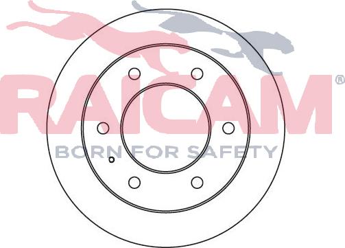 Raicam RD00034 - Brake Disc autospares.lv