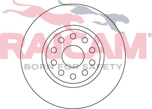 Raicam RD00197 - Brake Disc autospares.lv