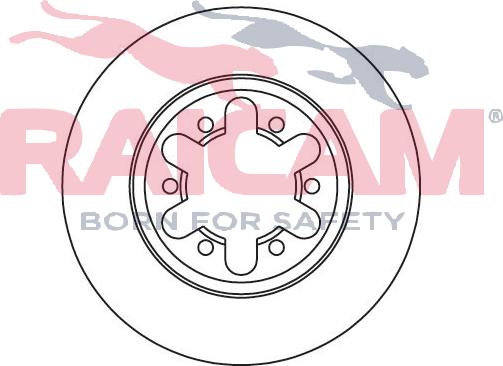 Raicam RD00147 - Brake Disc autospares.lv