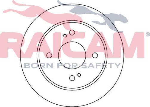 Raicam RD00159 - Brake Disc autospares.lv