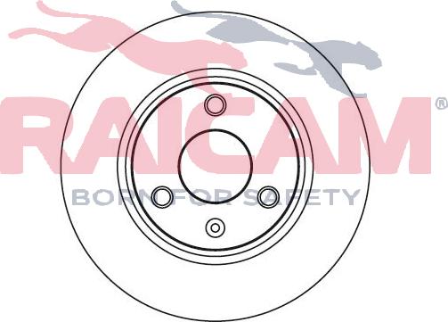 Raicam RD00109 - Brake Disc autospares.lv