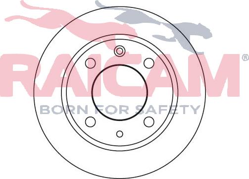 Raicam RD00104 - Brake Disc autospares.lv
