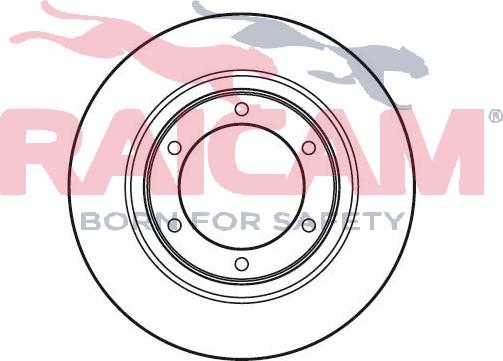 Raicam RD00100 - Brake Disc autospares.lv