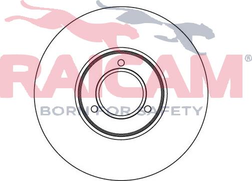 Raicam RD00103 - Brake Disc autospares.lv