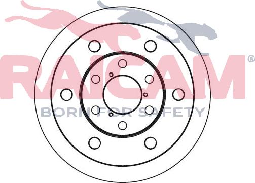Raicam RD00184 - Brake Disc autospares.lv