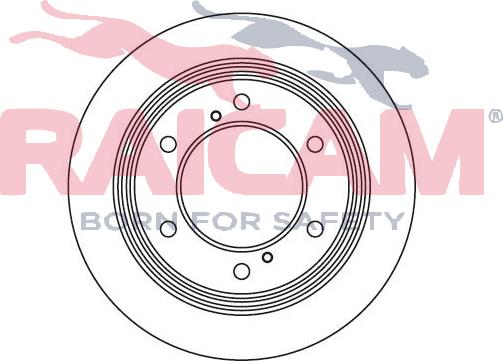 Raicam RD00174 - Brake Disc autospares.lv