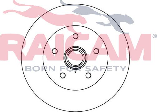 Raicam RD00851 - Brake Disc autospares.lv