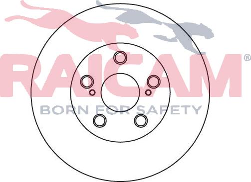 Raicam RD00816 - Brake Disc autospares.lv