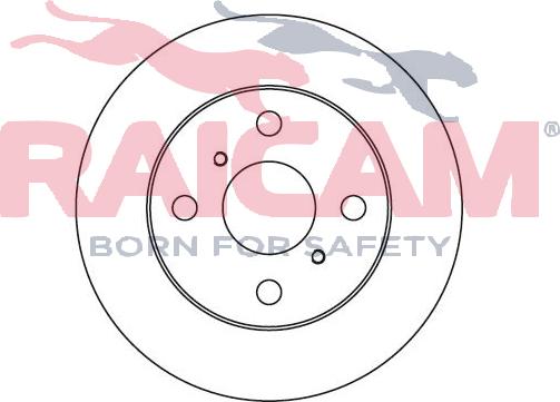 Raicam RD00810 - Brake Disc autospares.lv