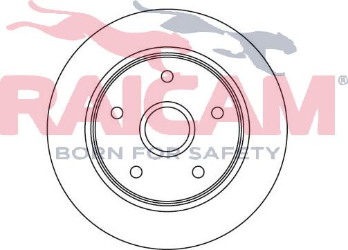 Raicam RD00395 - Brake Disc autospares.lv