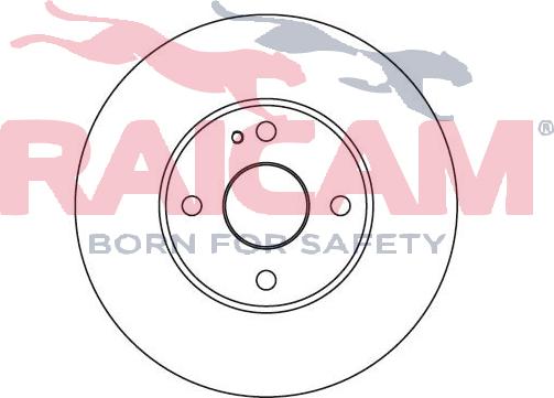 Raicam RD00392 - Brake Disc autospares.lv