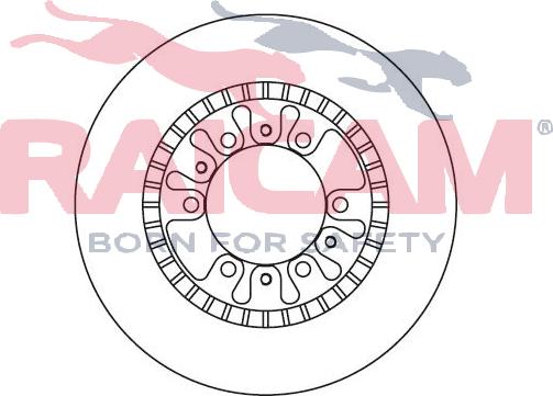 Raicam RD00344 - Brake Disc autospares.lv