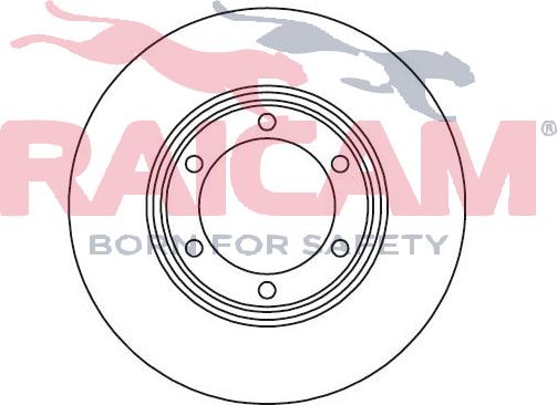 Raicam RD00366 - Brake Disc autospares.lv