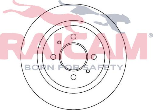 Raicam RD00361 - Brake Disc autospares.lv