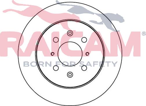 Raicam RD00311 - Brake Disc autospares.lv