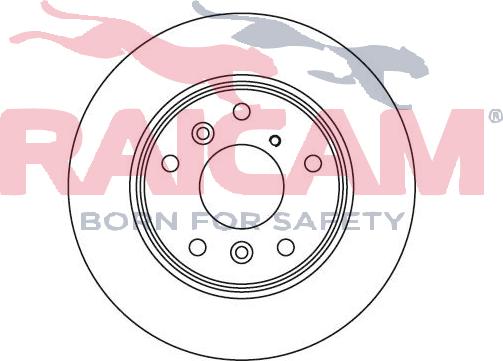 Raicam RD00383 - Brake Disc autospares.lv