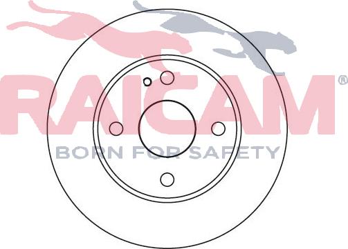 Raicam RD00387 - Brake Disc autospares.lv