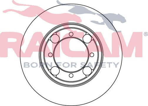 Raicam RD00330 - Brake Disc autospares.lv