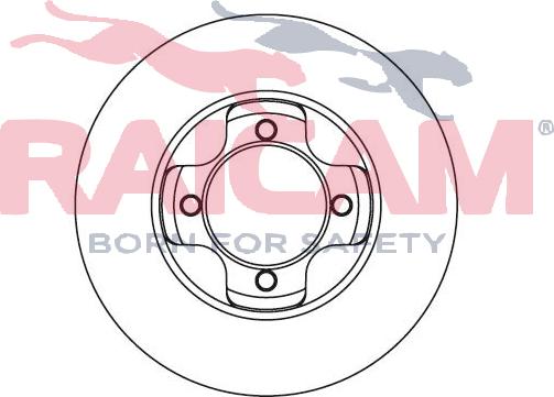 Raicam RD00379 - Brake Disc autospares.lv