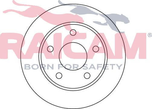 Raicam RD00243 - Brake Disc autospares.lv