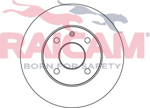 Raicam RD00242 - Brake Disc autospares.lv