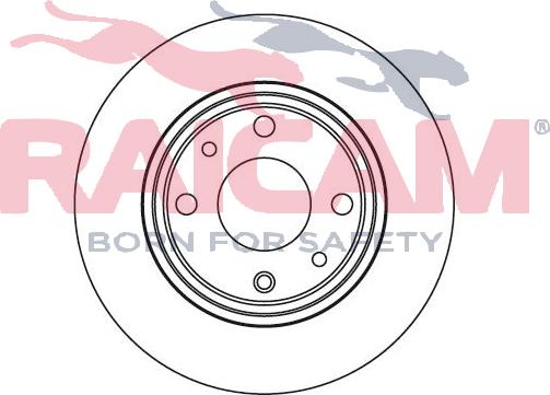 Raicam RD00204 - Brake Disc autospares.lv