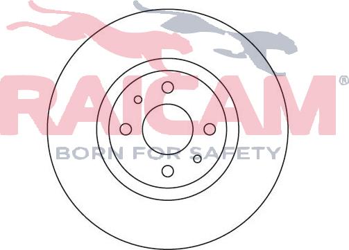 Raicam RD00201 - Brake Disc autospares.lv