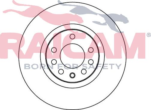 Raicam RD00214 - Brake Disc autospares.lv