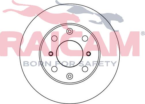 Raicam RD00280 - Brake Disc autospares.lv