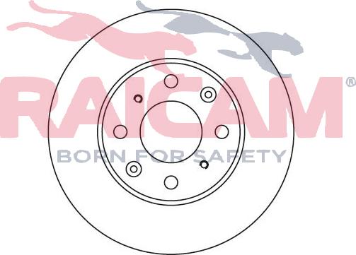 Raicam RD00281 - Brake Disc autospares.lv