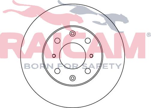 Raicam RD00283 - Brake Disc autospares.lv