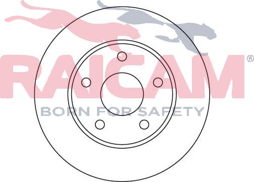 Raicam RD00237 - Brake Disc autospares.lv