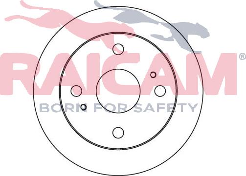 Raicam RD00798 - Brake Disc autospares.lv