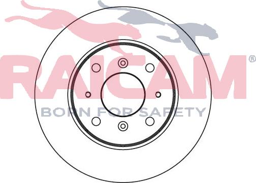 Raicam RD00711 - Brake Disc autospares.lv